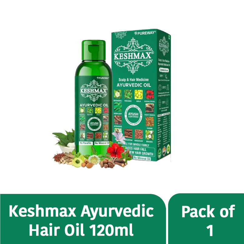 Keshmax Ayurvedic Hair Oil 120ml (Pack of 1)
